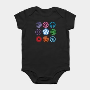 The Symbols of EPCOT Baby Bodysuit